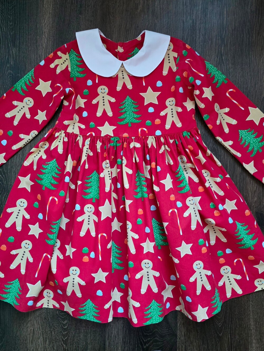 Eleanor Rose Cayden Christmas gingerbread man dress - Picture 2 of 13